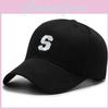 2021 Spring Season S Letter Embroidery Baseball Cap Breathable Outdoor Sun Hat