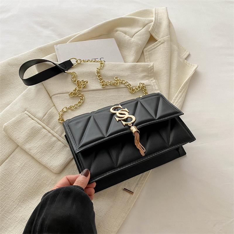 Ретро повседневная сумка-мессенджер с цепочкой женская простая повседневная сумка женская летняя новая модная тенденция 2024 года сумка через плечо