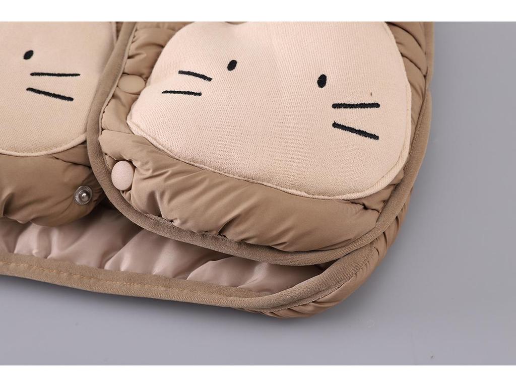 2025 Детский хлопковый трехпредметный комплект на флисовой подкладке – Модный зимний жилет и наряд для мальчиков