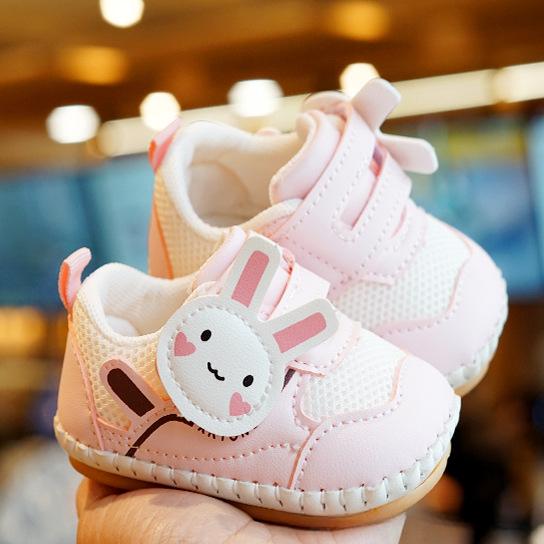 Baby Shoes Spring Autumn Breathable Soft Soled Toddler Shoes Girl Sneaker for Newborn Baby Antiskid Barefoot Shoes Kids Zapatos