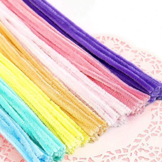 300 шт., набор для чистки труб, детский DIY твист-палка, железная проволока, бархатные полоски, очистители для труб, детские товары для рукоделия