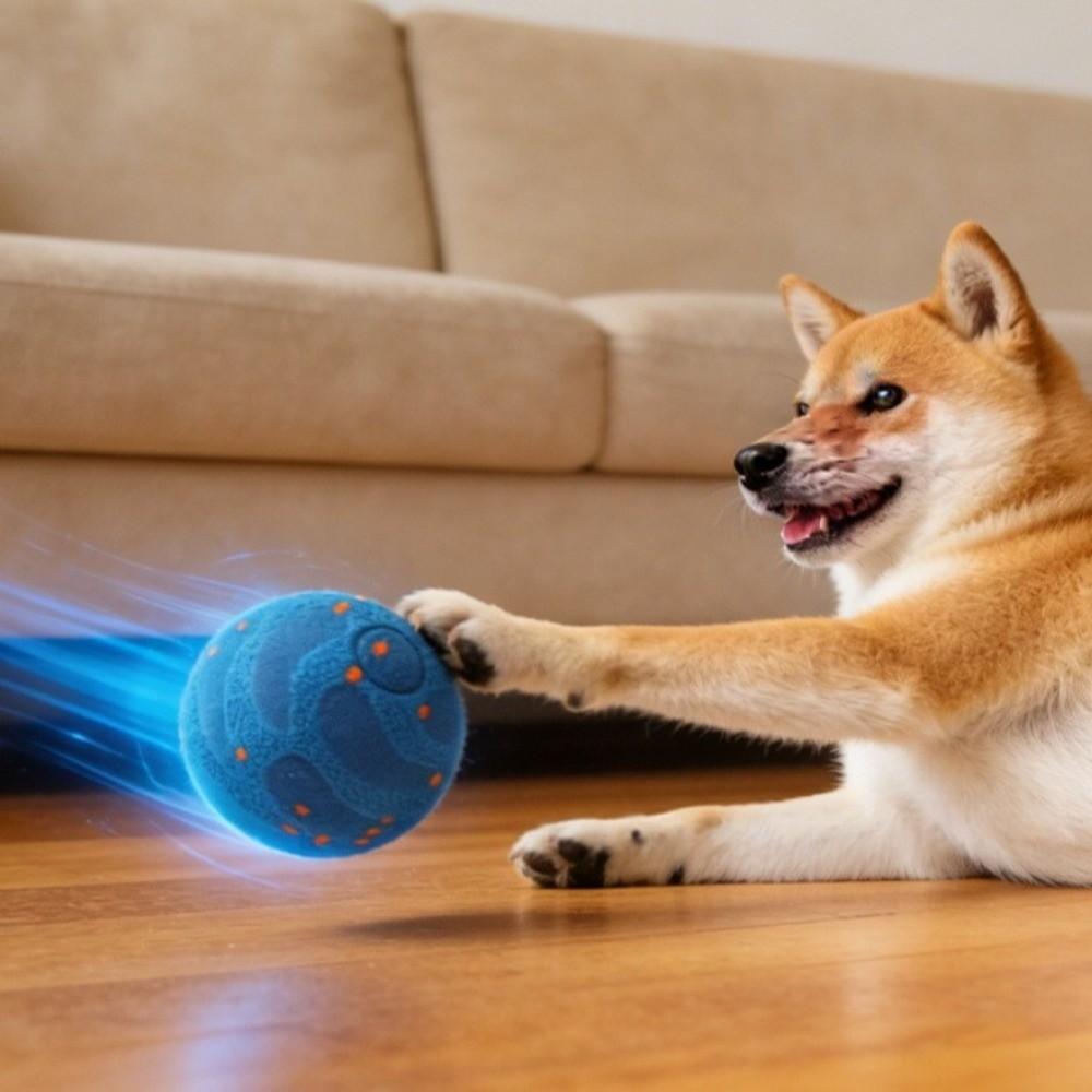 Waterproof Automatic Rolling Ball E-TPU Active Puppy Ball New Smart Pet Balls Indoor Use