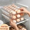 Refrigerator Egg Storage Drawer - Fresh-Keeping Rolling Tray Organizer