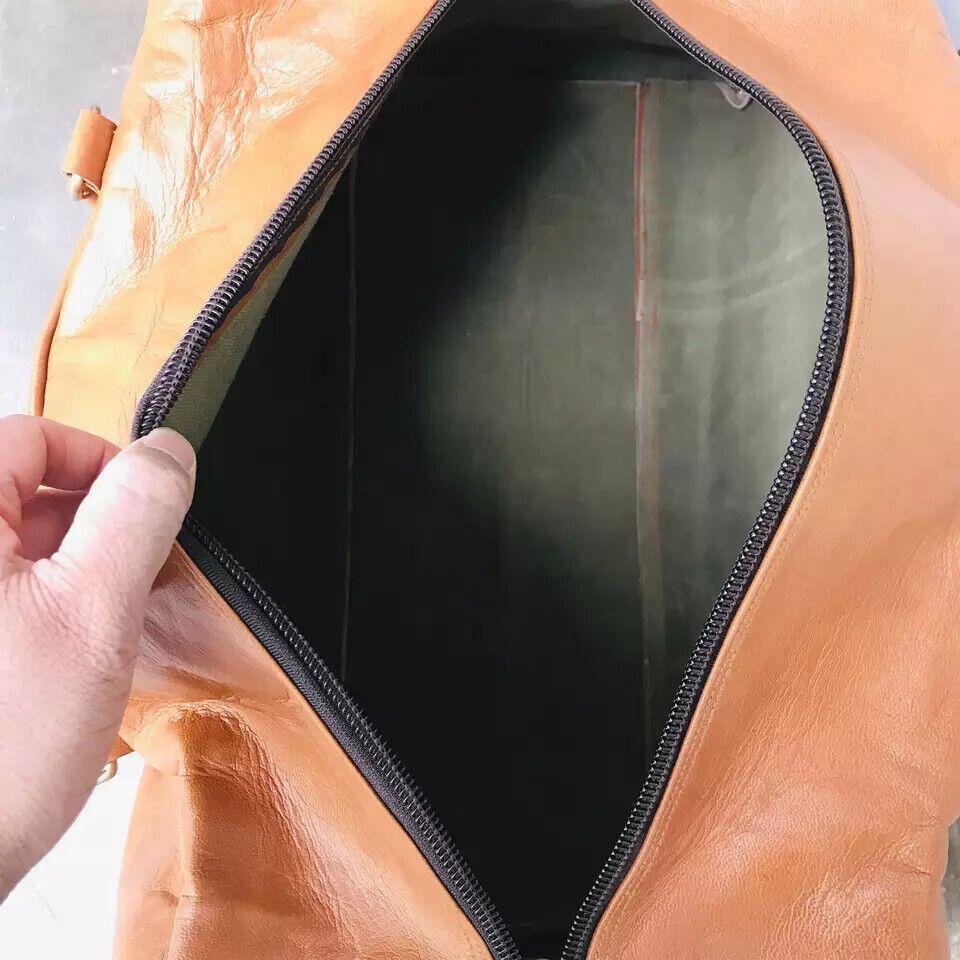 Сумка Кожаная Unisex Big Travel Мужчины Тренажерный зал Багаж Duffel Overnight Duffle S Vintage