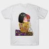 T Shirt Women Kokeshis Lesbians The Kiss Of Klimt Harajuku Print Kawaii Tshirt Summer Short Sleeve Female T-Shirt Top Tee
