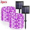 42M400Leds Солнечный светодиодный светильник, уличная гирлянда, садовая гирлянда на солнечных батареях, водонепроницаемая рождественская гирлянда для сада, украшение на открытом воздухе