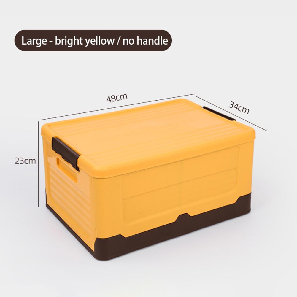 Large Capacity Foldable Storage Box With Lid Multifunction Organizer Toy Box Student Dormitory Plastic Storage Case