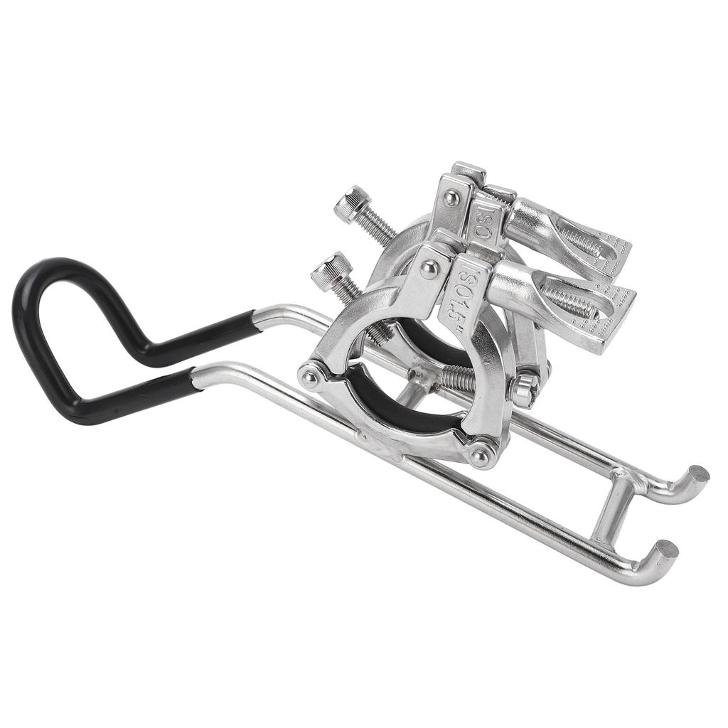 Boat Fishing Rod Holder 316 Stainless Steel Double Clamp Adjustable Rack for Yacht Speed Boats