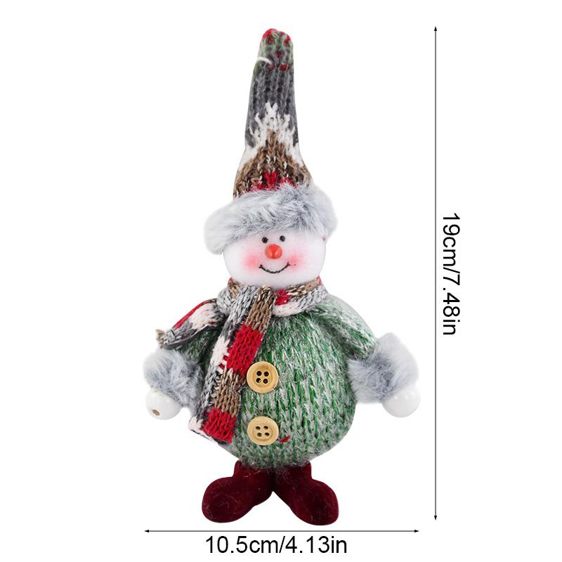 Рождественские подвески в виде куклы Санта-Клауса, снеговика, лося, рождественской елки, украшения для дома, 2025, детские новогодние подарки