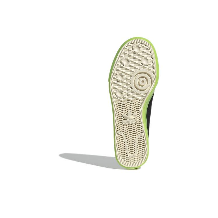 adidas Оригинальные низкие кеды Nizza для скейтбординга Женские кроссовки Черные GX2730