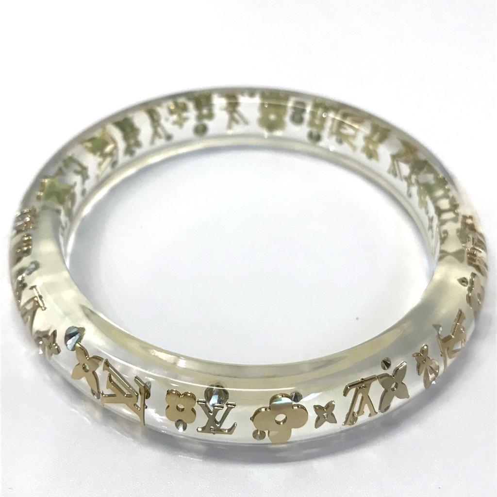 Used LOUIS VUITTONbracelet gold Resin system Women
