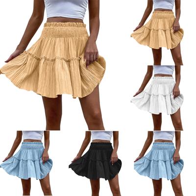 Летняя универсальная черная юбка с острым и сладким темпераментом, женская юбка