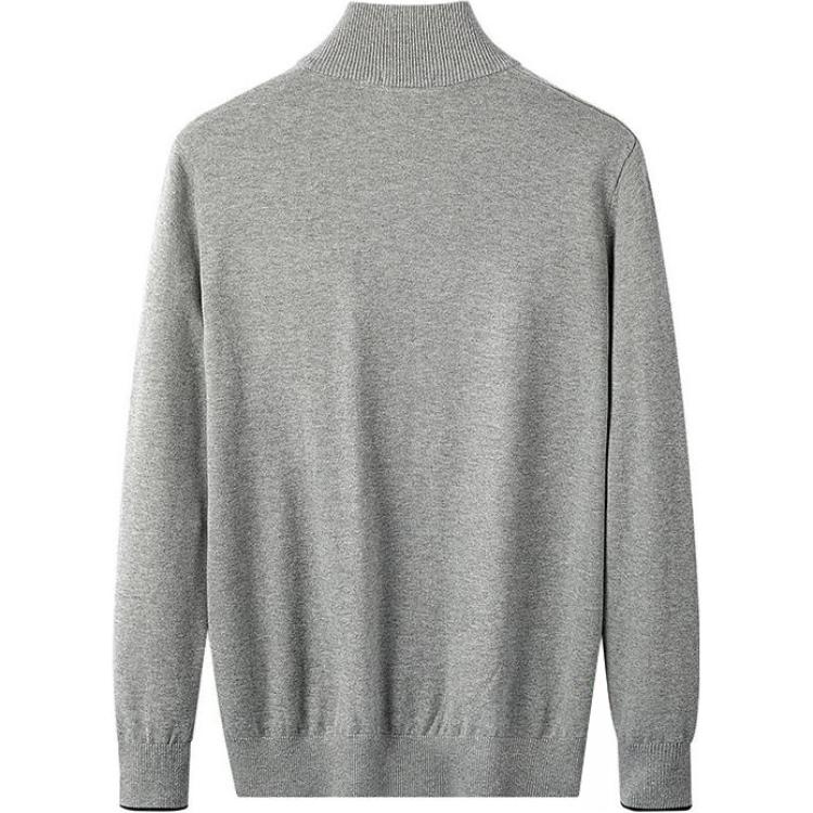 Timberland Однотонный свитшот с высоким воротом, повседневный, с длинным рукавом, мужской свитшот, серый A5SEM-052