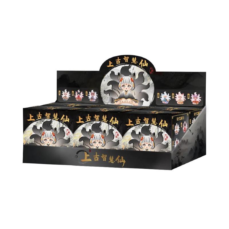 Древняя Мудрость Лиса-Девятихвостка Блайндбокс Смоляная Фигурка Настольное Украшение Подарок на День Рождения Для Женщин Девочек