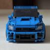 300Pcs Moc Technical Car Speed Blue Supercar Bricks Model Racing Car  Building Blocks Toys For Gifts Toy City Car