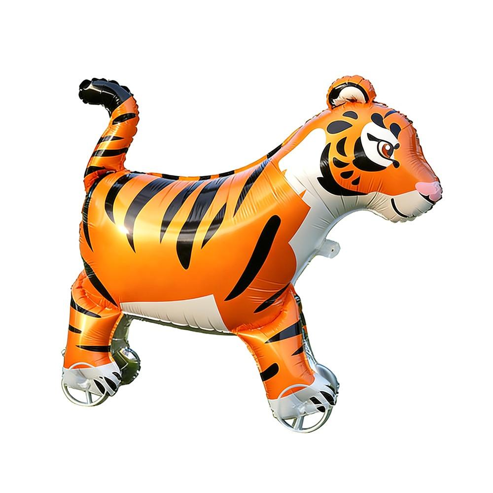 Алюминиевые фольгированные шары Мультяшный дизайн Шары с животными Шары-жирафы Стоячие шары Тема джунглей