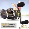 SOUGAYILANG Bait Casting Fishing Reel 12 BB 6.3:1 Gear Ratio Aluminium Spool Stainless Smooth Reel