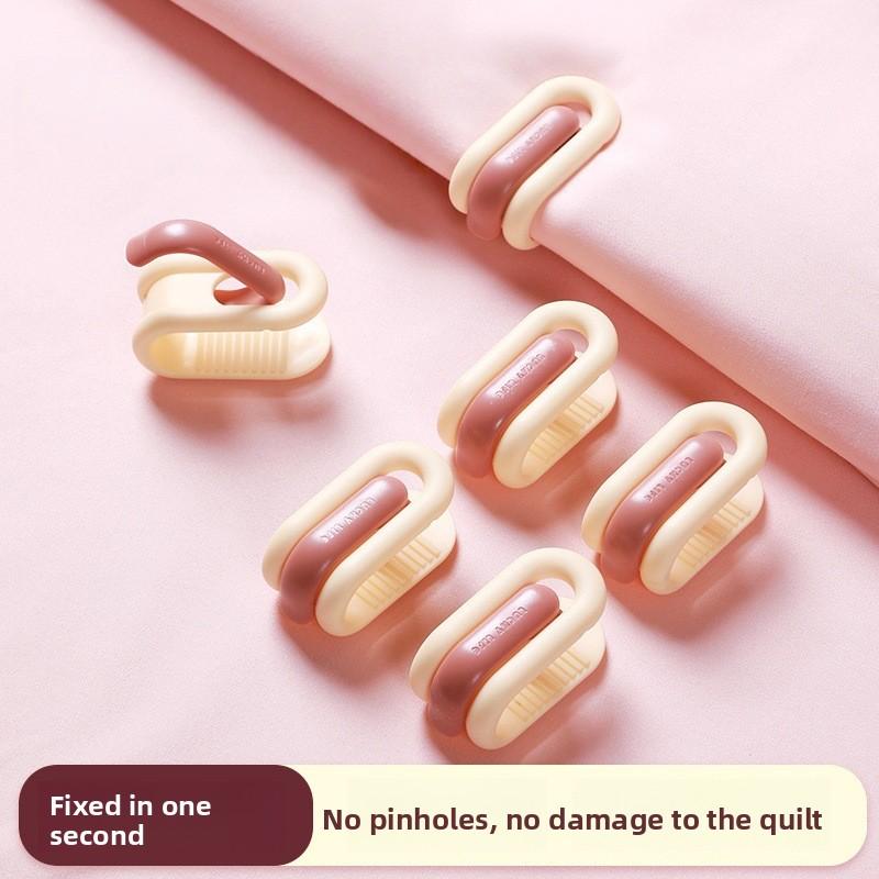 Держатель для одеяла «Радуга», Бесследный, Безопасный, Невидимый держатель для простыни, Пододеяльник без игл, Зажим для простыни