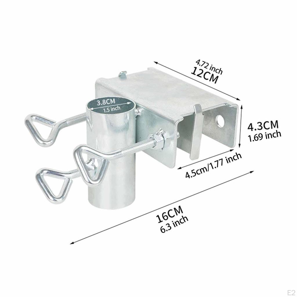 Зажим для зонта для патио Зонт Практичный Легкий Держатель для террасы Основание Кронштейн для