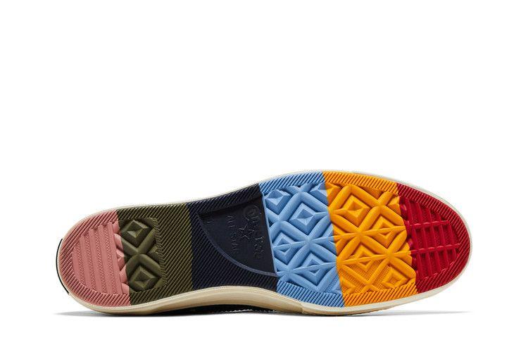 Converse Chuck Taylor All Star 70 Hi Corduroy Patchwork Gold Navy
