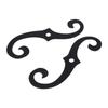 Cast Iron Material Cast Iron Shutter Fasteners Rustproof Coating Shutter Hook  Outdoor Window