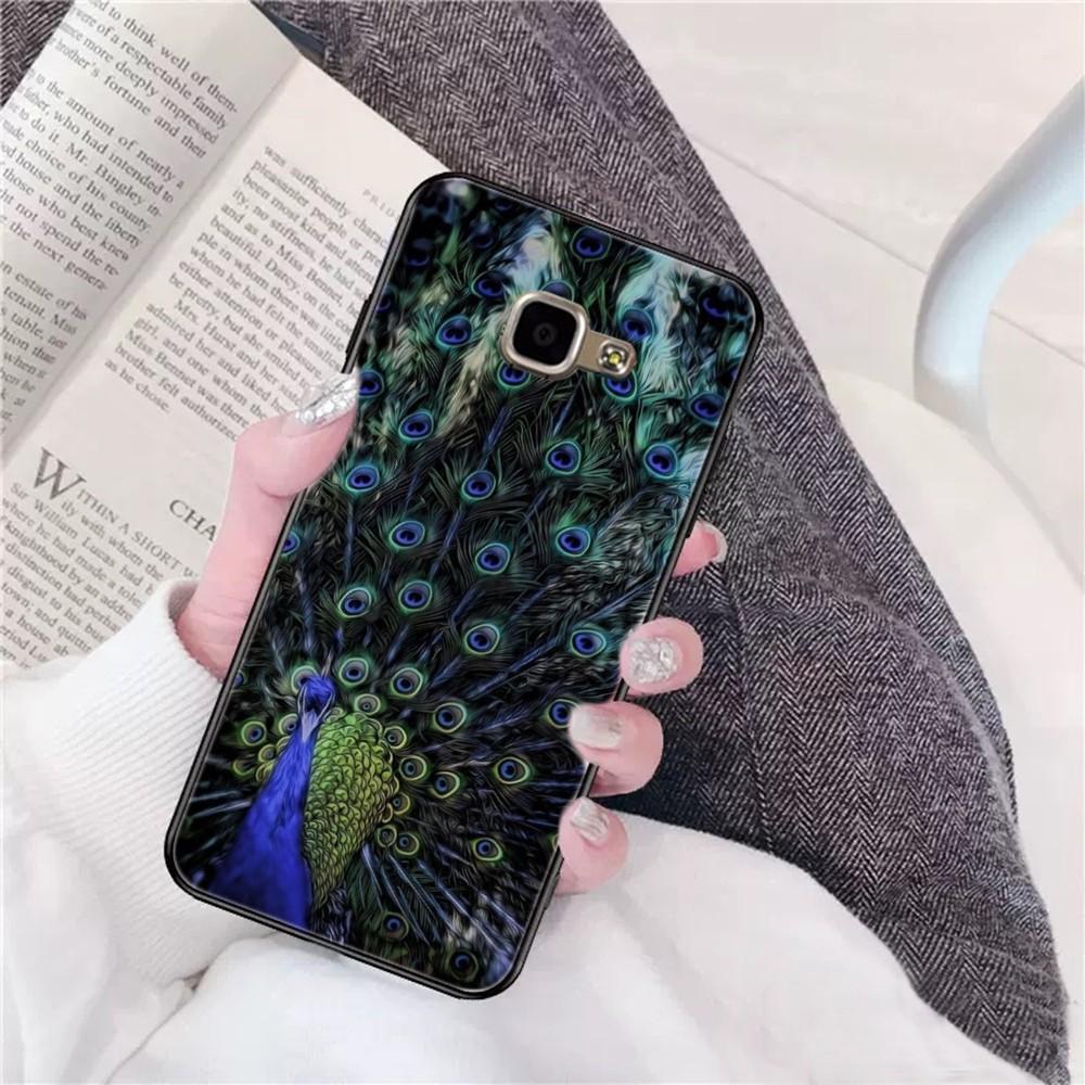 Чехол для телефона с павлиньими перьями для Samsung A 10 11 12 13 20 21 22 30 31 32 40 51 52 53 70 71 72 73 91 13 shell