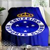 1PC Cruzeiro Esporte Clube Printed Soft Flannel Blanket Throw for Adult Bedroom Living Room Sofa Camping Travel Fan gifts Christmas Gifts