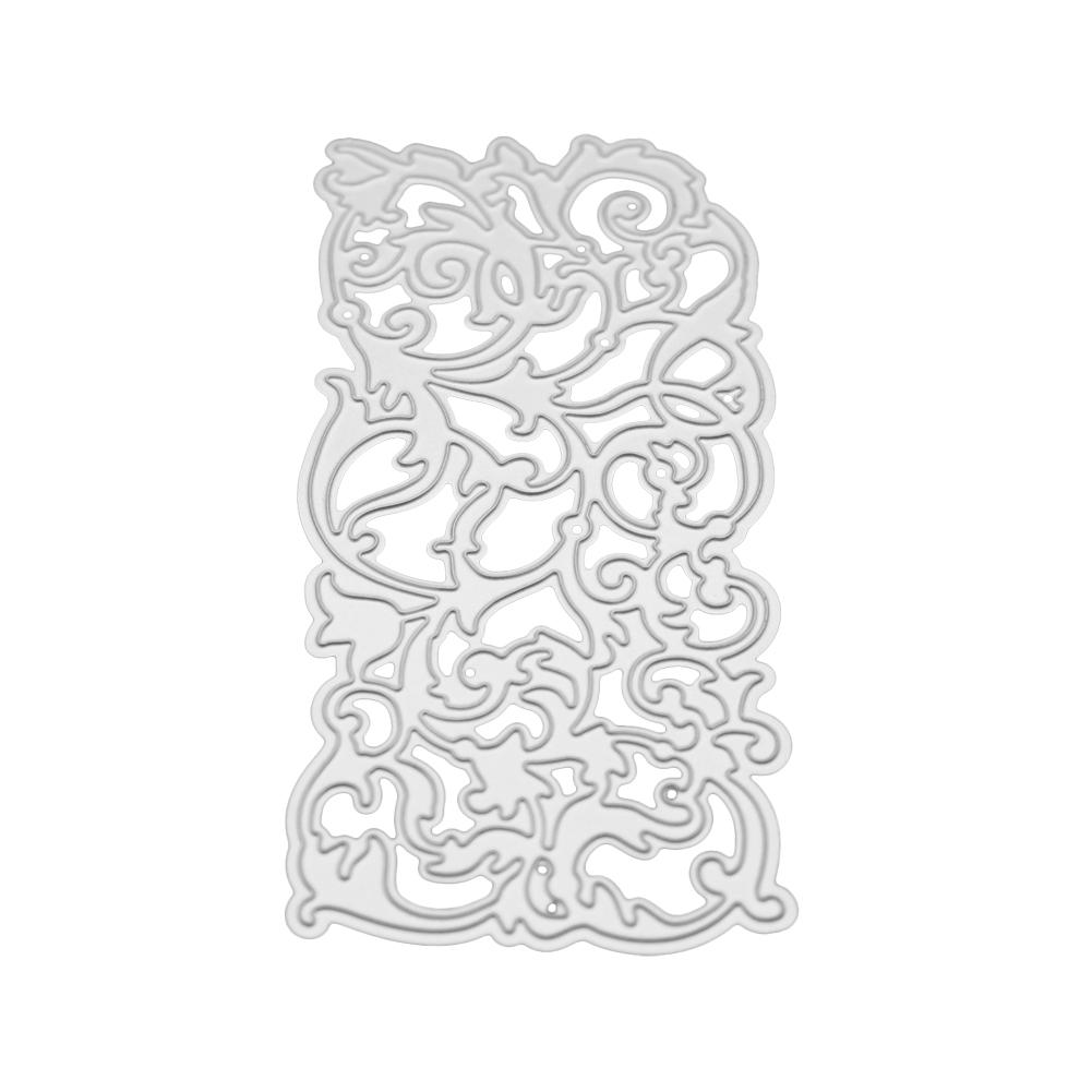 Прямоугольная рамка из металла, серебристый трафарет, тиснение, резка, штампы для скрапбукинга, изготовление альбомов из бумаги