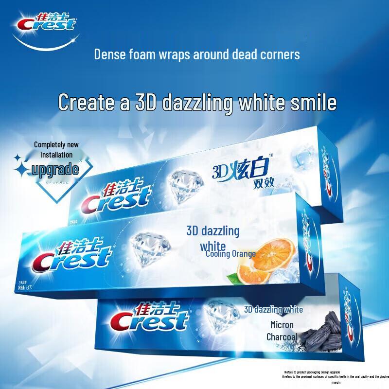 Зубная паста Crest 3D White Освежающий Ледяной Апельсин