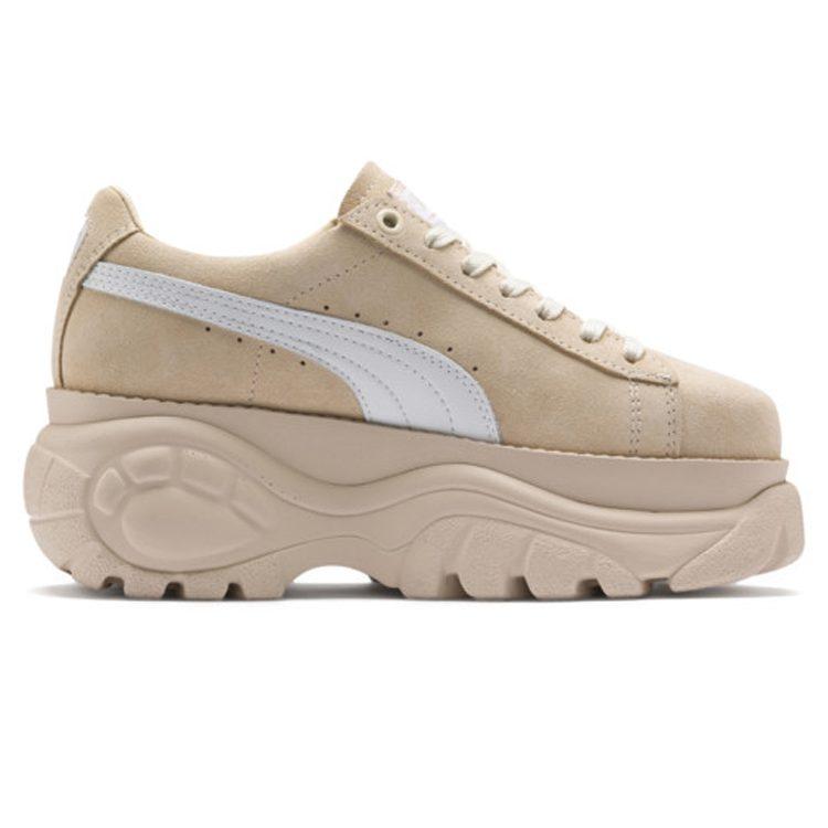 Puma Buffalo X Замша Классические 'Бежевый Белый' Женские 368499-04