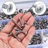 250 Self-Tapping Screws, Crosshead Screws, Stainless Steel Self-Drilling Screws, Pan Head Screws - M4.2x13/16/19/25/32/38mm, 3.5x12mm