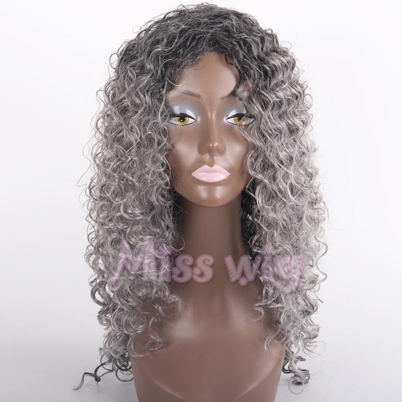 Curly Wig Black Hair Synthetic Wigs for Women