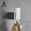 Крючки для халатов из нержавеющей стали 304 Крючки для подвешивания одежды Крючок для двери Настенные крючки Квадратные аксессуары для ванной комнаты Крючок для полотенец 610001