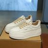 Thick-soled heightening little white shoes women's 2025 spring and autumn new versatile casual board shoes comfortable and non-slip sports women's sho