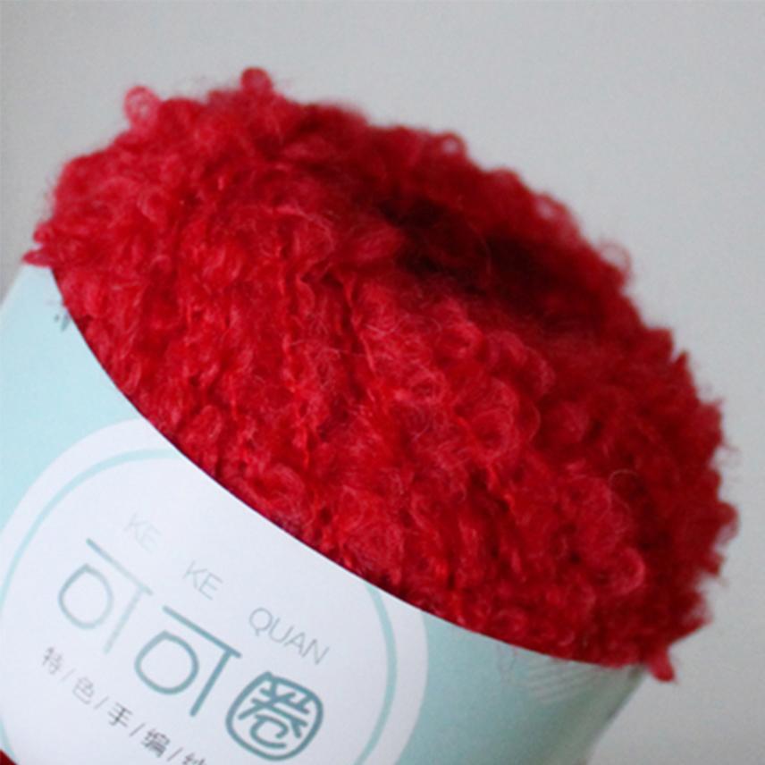 Шерстяная пряжа мягкая гладкая для ручного вязания круговая нить вязаная крючком кукольные волосы сделай сам плюшевая кукла рукоделие вязание сделай сам вязаный инструмент