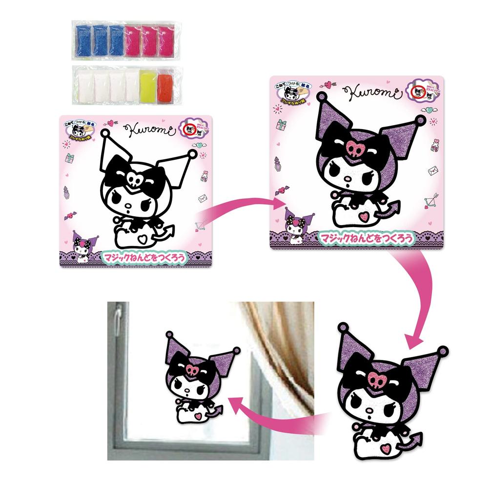 Набор из 2 штук волшебной глины Nobu Company Sanrio (Почакко, Помпомпурин и Куроми) KU4489-SET