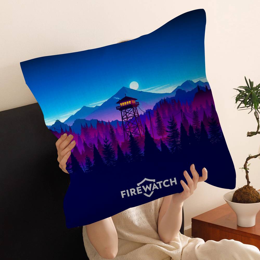Deep Forest F-Firewatches Game Cushion Cover Polyester Sofa Cushions Decorative Throw Pillows Home Decoration Pillowcover