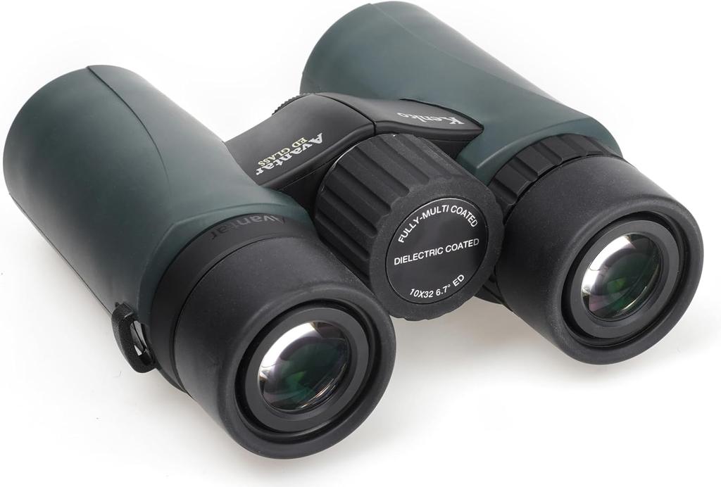 KENKO Avantor 10x32ED II 10x 32mm Roof ED Fully Wide Field of IPX7 Equivalent Compact and Lightweight Ideal for Outdoor and Bird 492680 Binoculars,