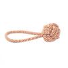 Pet dog toy chewable knot rope toy, durable for chewing, Corgi woven knot toy, frisbee set pet toy