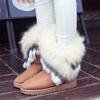 Winter Imitation Fox Fur Rabbit Fur Snow Boots Ladies Martin Boots Plus Velvet Martin Boots