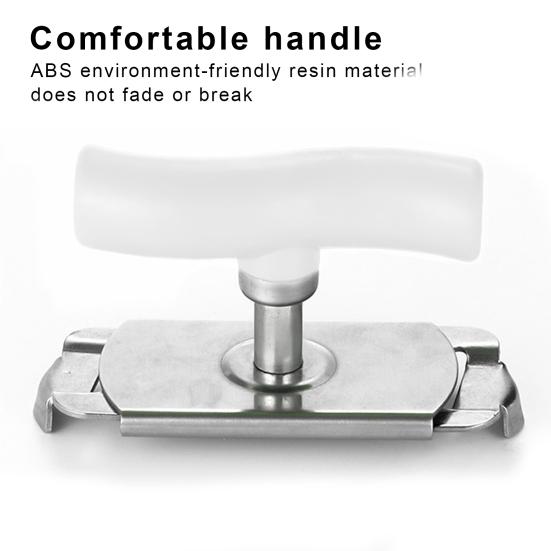 Открывалка для банок, легкий поворот, открывалка для бутылок из нержавеющей стали, инструмент для захвата крышки банки, компактный сверхмощный консервный нож