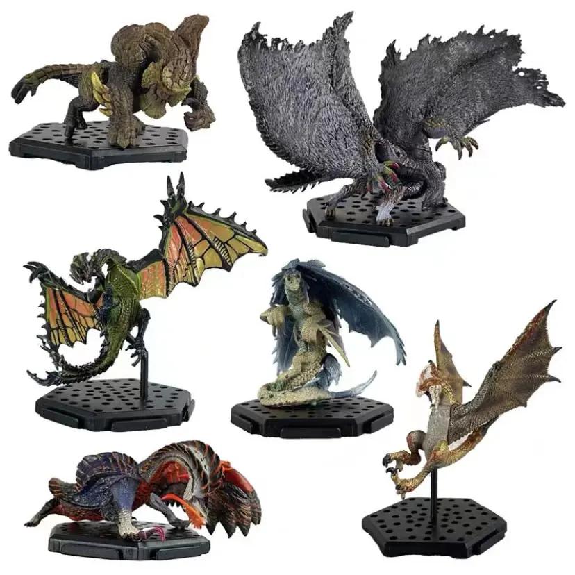 Оригинальная масштабная модель Monster Hunter Rise Dawn Model Gore Magala Электрический Дракон Серегиос Фигурка-игрушка