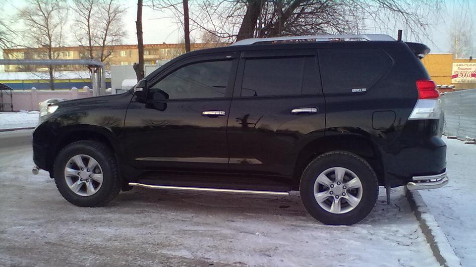 Накладки на ручки (4 шт, нерж.) для Toyota Land Cruiser Prado 150