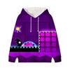 Angry Geometry Dash Hoodie Children Clothes Kid Girl Boy Sweatshirt Manga Hoody Baby Casual Pullovers Sportswear Clothing