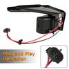 1988-2000 Chevy GMC C/K 1500 Bumper Fog Lights Driving Lamp | Clear | H3 | 55W | 2 Bulbs | Halogen | Front | Chrome | 12V | Left+Right