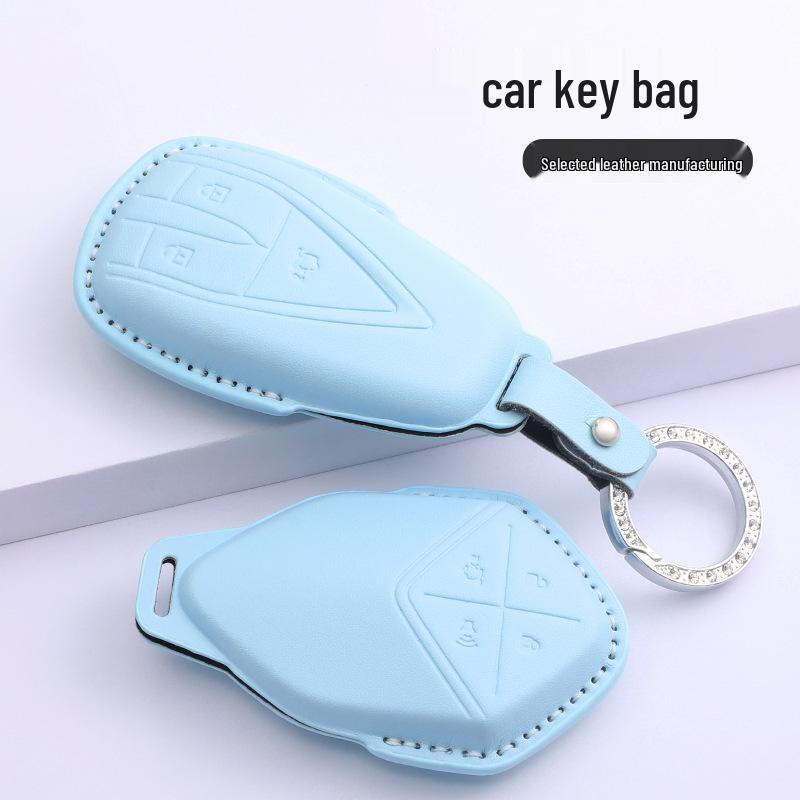 Чехол для ключей Changan Deep Blue SL03 для S7 Smart/S07 Автомобильный корпус Пряжка Пакет для новой модели 2023-2024 G318.