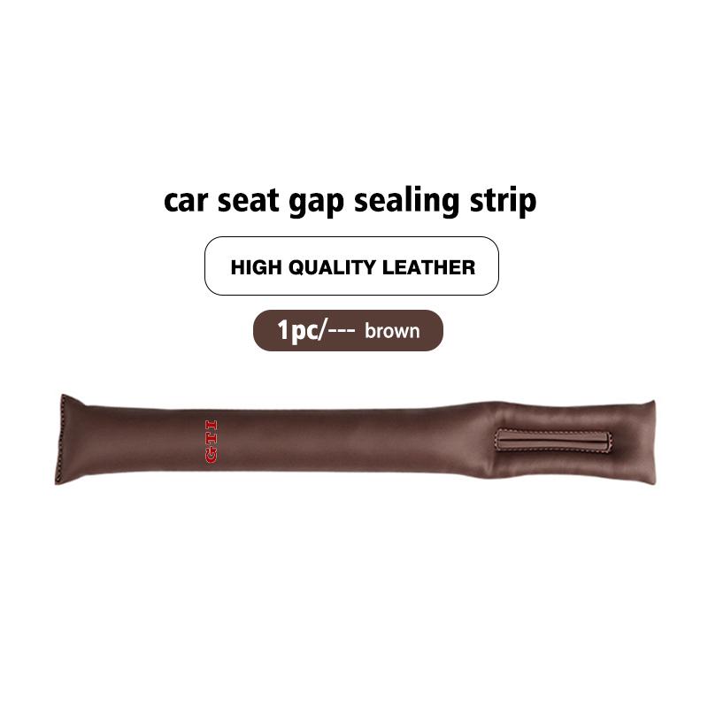 For Volkswagen VW Car Seat Gap Storage Pad Leather Anti Drop Sealing Strip Organizer Beetle CC B5 B6 B7 EOS GTI MK2 MK4 MK5 MK6