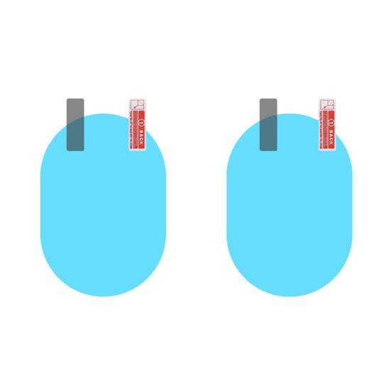 2 шт., противотуманная пленка для окон автомобиля, зеркало заднего вида, прозрачная непромокаемая защитная наклейка