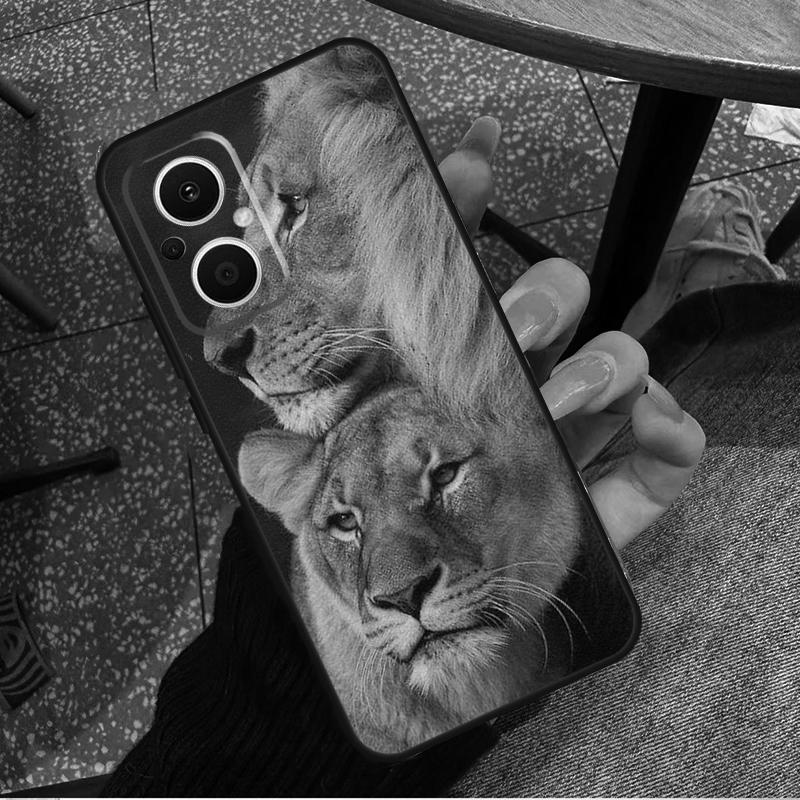 Leopard Tiger Lion Animal Case For OPPO Reno 10 Pro 4 5 6 7 8 Lite 8T 4Z 5Z OPPO Find X5 Lite X2 X3 Neo X6 Pro Cover