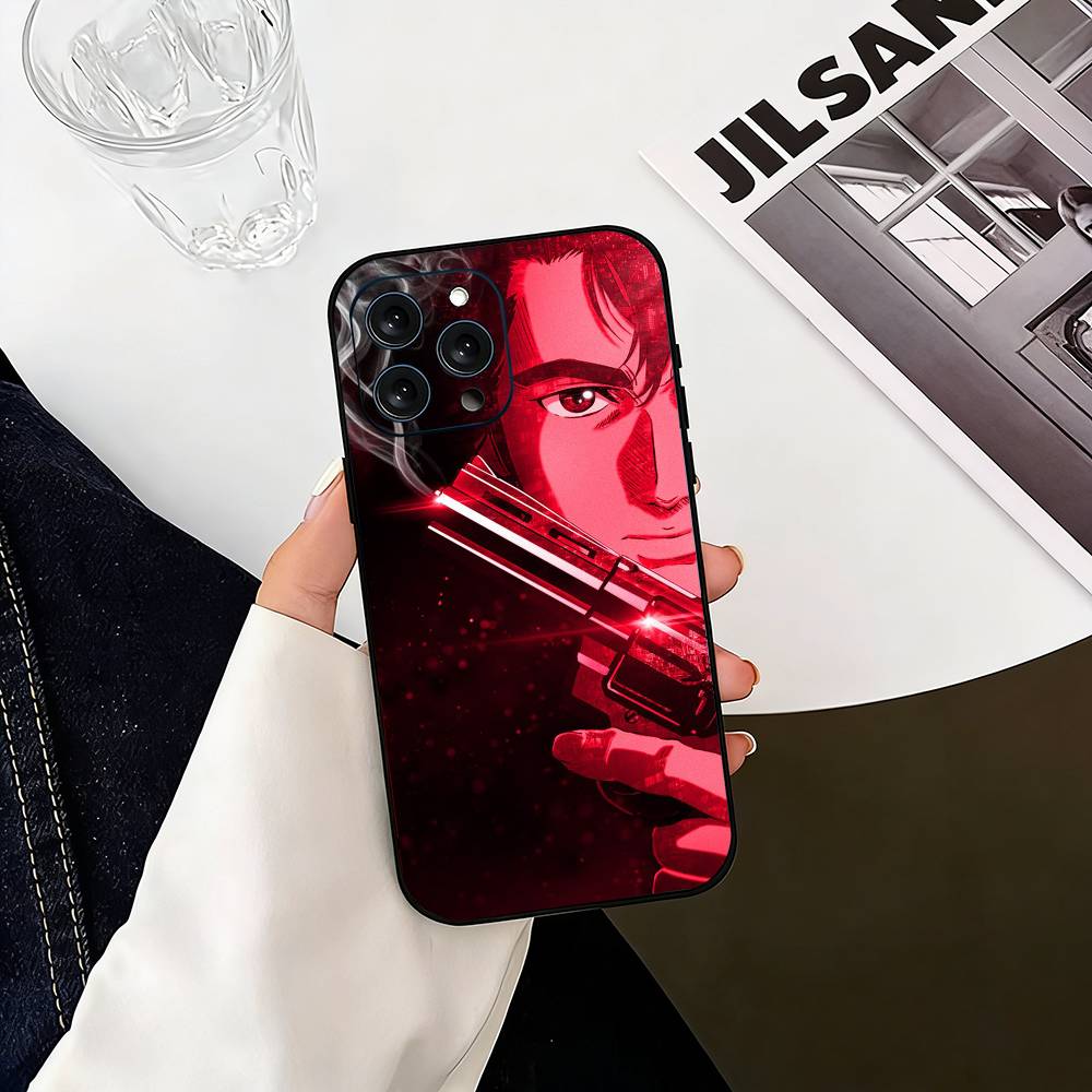R-Retro City Hunter Comic Phone Case Silicone Soft For IPhone 17 16 15 14 13 12 11 X XR Plus Pro Max Plus